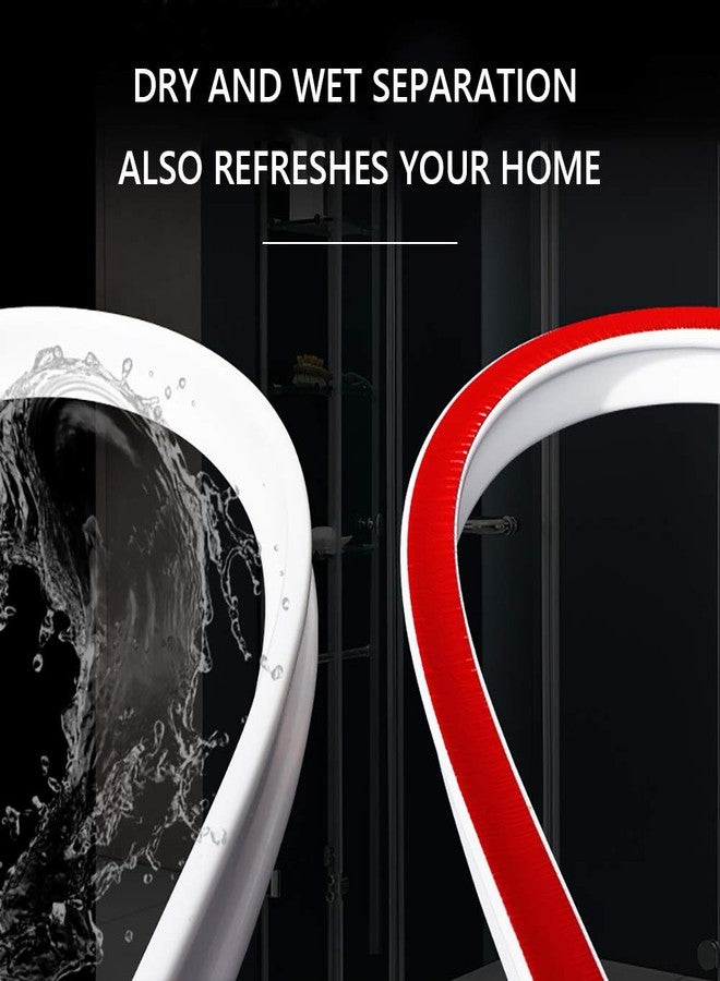 Duzzy 66 Inch Collapsible Shower Threshold Water Dam Shower Barrier and Retention System and Keeps Water Inside Threshold - Image 3